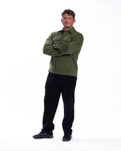 Įkelti vaizdą į galerijos rodinį, Chaki spalvos pūkio kostiumas su bomberiu