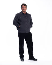 Įkelti vaizdą į galerijos rodinį, Pilkos spalvos pūkio kostiumas su bomberiu