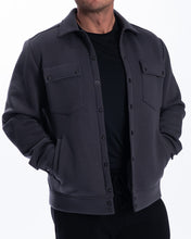 Įkelti vaizdą į galerijos rodinį, Pilkos spalvos pūkio kostiumas su bomberiu