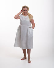 Įkelti vaizdą į galerijos rodinį, Balta lininė suknelė ,,Smiltė"