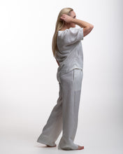 Įkelti vaizdą į galerijos rodinį, Baltas lino kostiumas su palaidine