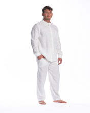 Įkelti vaizdą į galerijos rodinį, Baltas lino kostiumas