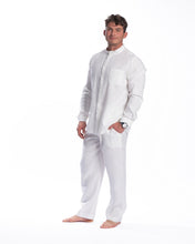 Įkelti vaizdą į galerijos rodinį, Baltas lino kostiumas