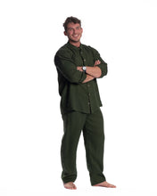 Įkelti vaizdą į galerijos rodinį, Chaki lino kostiumas