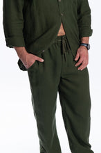 Įkelti vaizdą į galerijos rodinį, Chaki lino kostiumas