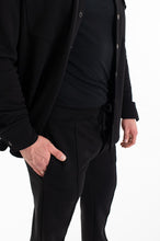 Įkelti vaizdą į galerijos rodinį, Juodas laisvalaikio kostiumas su bomberiu