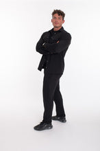 Įkelti vaizdą į galerijos rodinį, Juodas laisvalaikio kostiumas su bomberiu