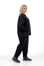 Įkelti vaizdą į galerijos rodinį, Juodas laisvalaikio kostiumas Baloon