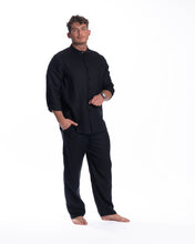 Įkelti vaizdą į galerijos rodinį, Juodas lino kostiumas