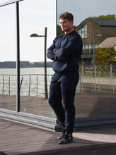 Įkelti vaizdą į galerijos rodinį, Mėlynas laisvalaikio kostiumas su pūkiu