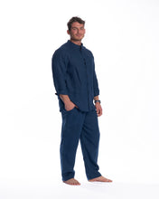 Įkelti vaizdą į galerijos rodinį, Mėlynas lino kostiumas