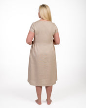 Įkelti vaizdą į galerijos rodinį, Natūralios spalvos lininė suknelė ,,Smiltė"