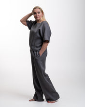 Įkelti vaizdą į galerijos rodinį, Pilkas lino kostiumas su palaidine