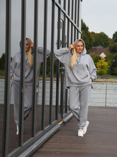 Įkelti vaizdą į galerijos rodinį, Melanžo spalvos laisvalaikio kostiumas