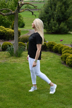 Įkelti vaizdą į galerijos rodinį, Pagaminta Lietuvoje juoda lininė palaidinė