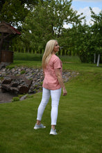 Įkelti vaizdą į galerijos rodinį, Pagaminta Lietuvoje rožinė lininė palaidinė