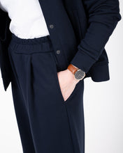 Įkelti vaizdą į galerijos rodinį, Mėlynos spalvos laisvalaikio kostiumėlis moterims, bomberis ir kelnės su kišenėmis
